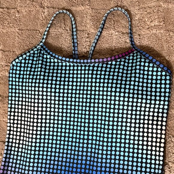 Lot of 2 Lululemon Power Y Tank Yoga Top Wunder Under Crop Leggings Yoga Black 4 - Picture 6 of 14